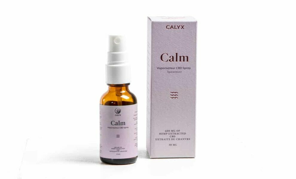 Calyx Wellness Calm CBD Oral Spray 600mg